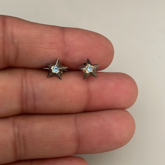 Aquamarine earrings⭐️ - Picture 2 of 6